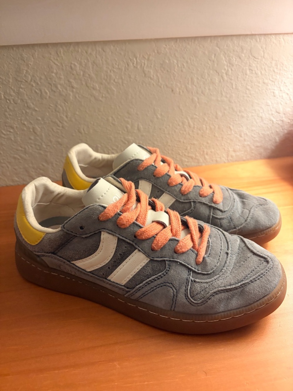 Coolway Indigo Blue Suede Sneakers